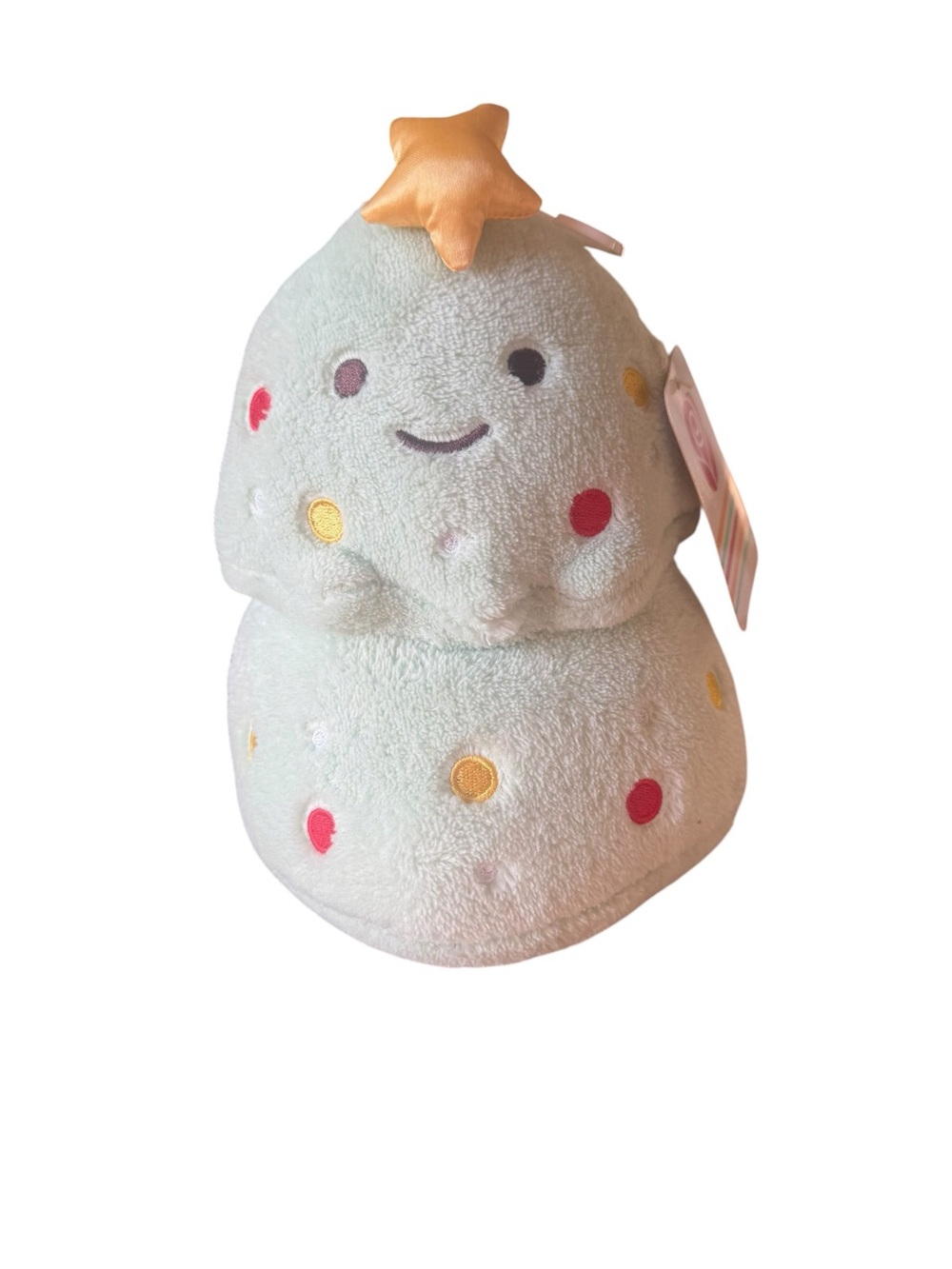 American Greetings Christmas Tree Plush 9” Mint Green Star Holiday NWT